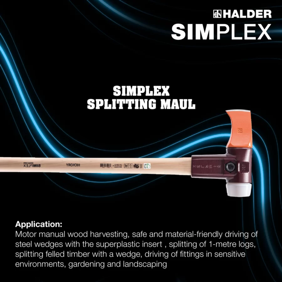Колун-кувалда SIMPLEX, Ø 60 мм, 3007.160 HALDER