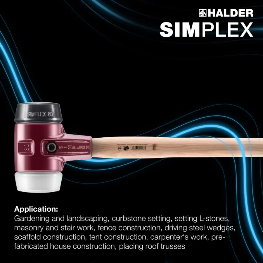 Кувалда со сменными бойками SIMPLEX, серия 3027 HALDER