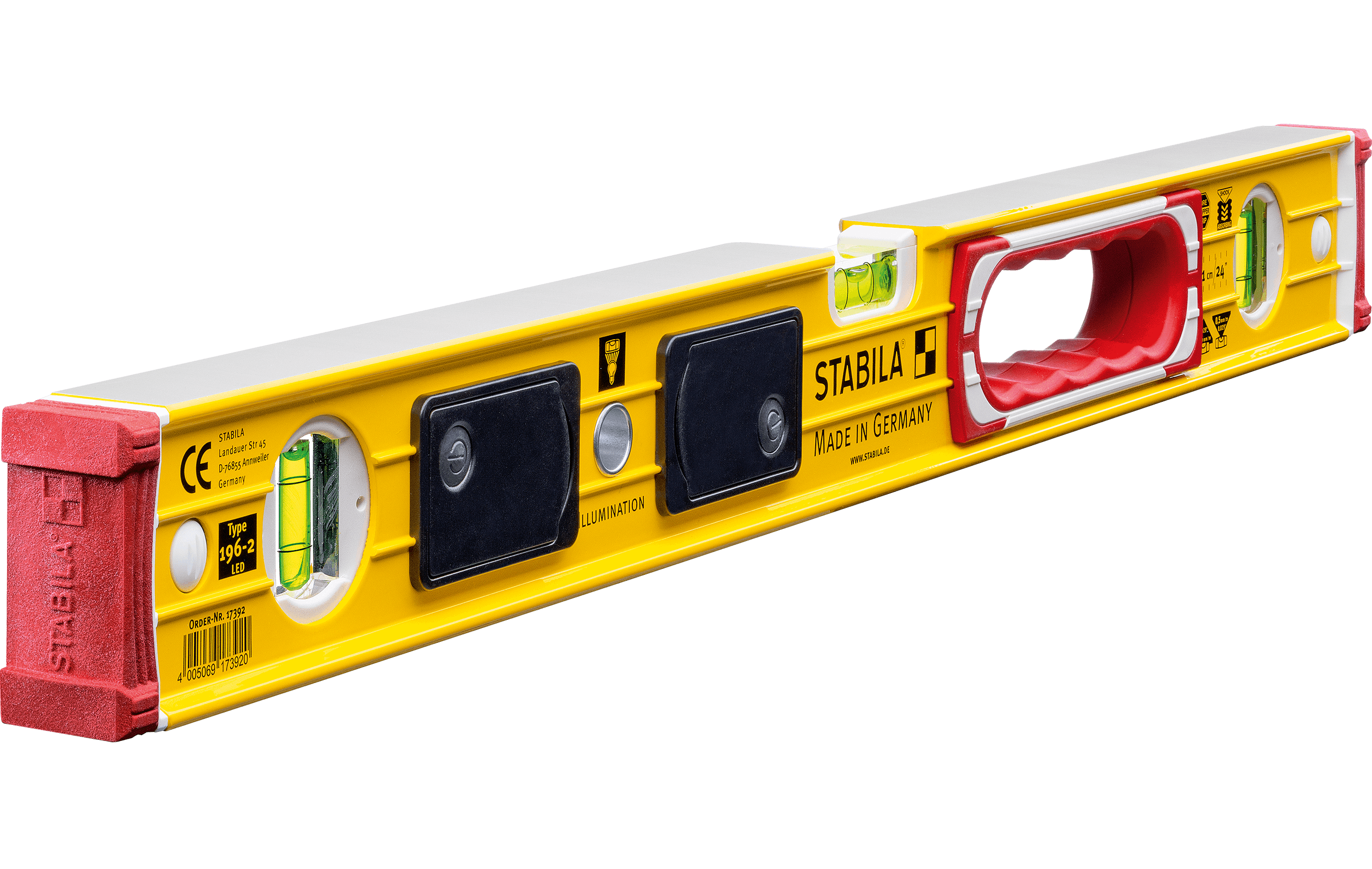 Строительный уровень с подсветкой STABILA Type 196-2 LED