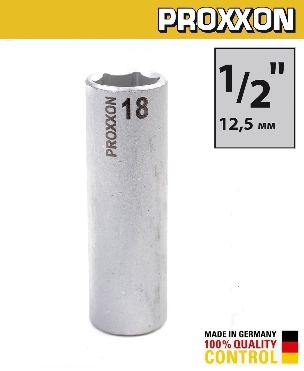 Торцевая головка удлиненная 18 мм 1/2'' PROXXON