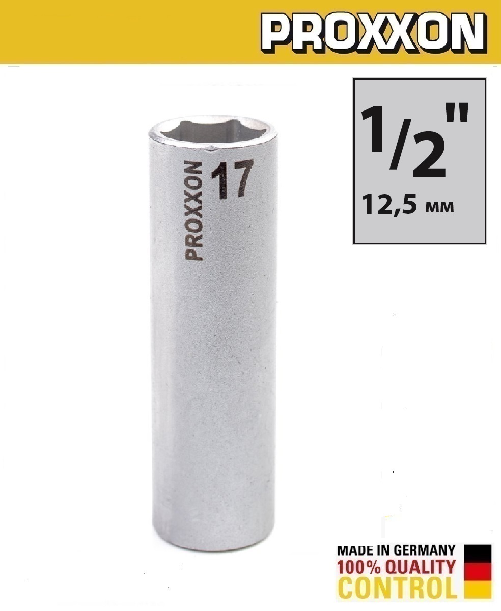 Торцевая головка удлиненная 17 мм 1/2'' PROXXON