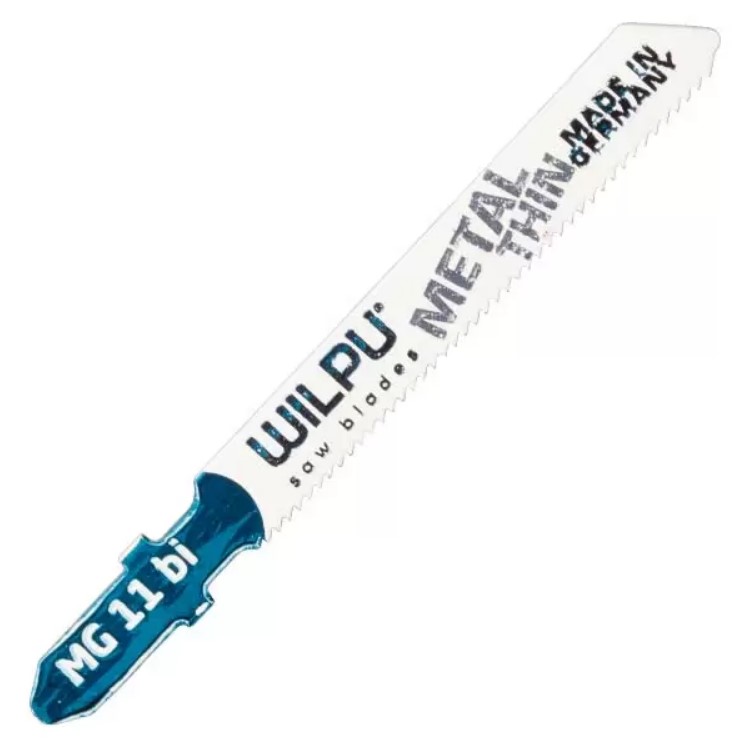 Пилки для лобзика по металлу MG11bi 5 шт.уп. WILPU