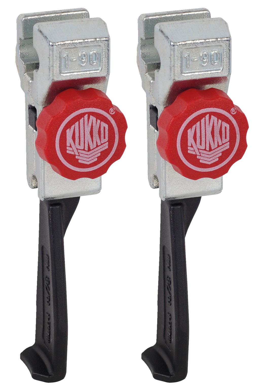 Крайне узкие, быстро регулируемые захваты съёмника 1-95-P KUKKO
