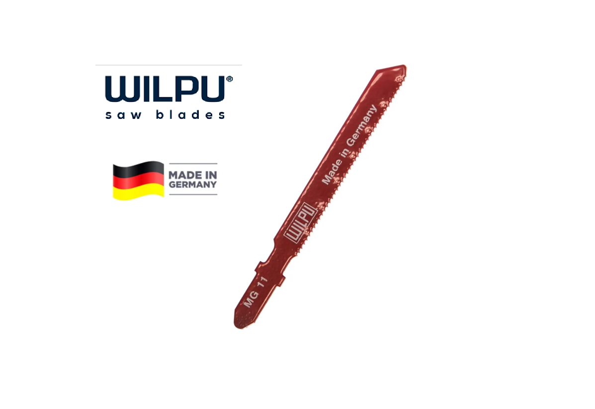 Пилки для лобзика MG 11, 2 шт./упак. WILPU