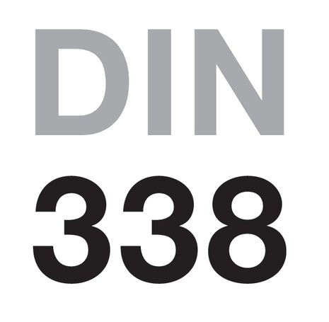 Стандартное исполнение (DIN 338)