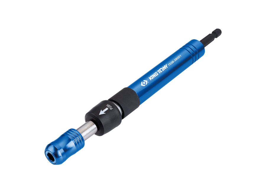 Магнитный битодержатель телескопический 1/4'' 200-280 мм KING TONY 753B-280D1