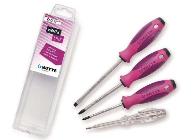 Набор отверток MAXXPRO 4 пр. WOMEN LINE WITTE