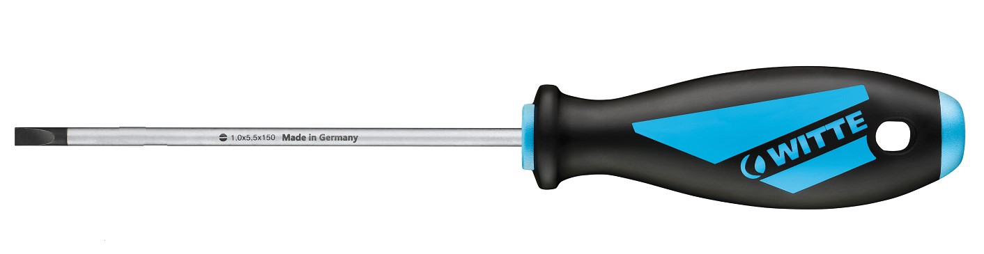 Отвертка WITTE MAXX SL (SLOTTED) с тонким стержнем