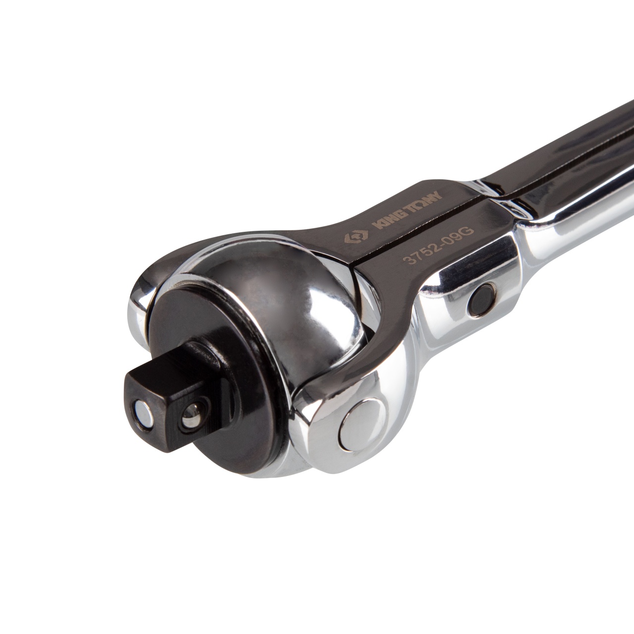 Трещотка с поворотной головой 3/8" 72 зубца KING TONY 3752-09G
