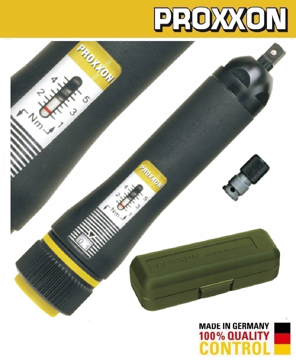 Динамометрическая отвертка 1 - 5 Нм 1/4" MicroClick МС5 PROXXON
