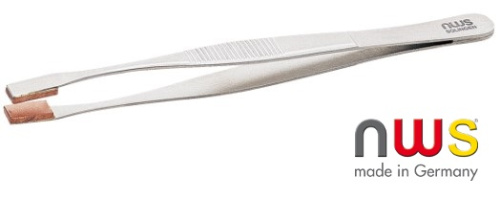 Пинцет с медными губками SA NWS 145 мм