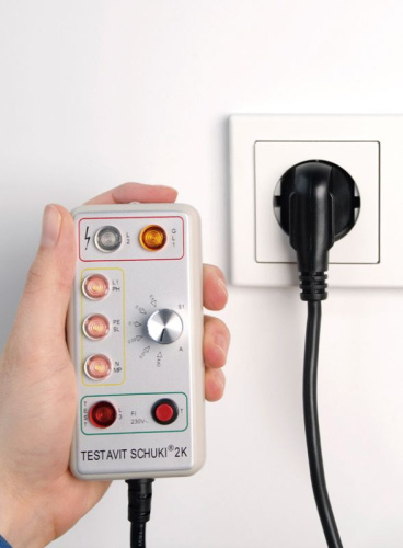 Розеточный тестер Testavit Schuki 2K фото 2