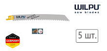 Полотно для сабельной пилы 3019/225 POWER CURVE, 5 шт./упак, WILPU